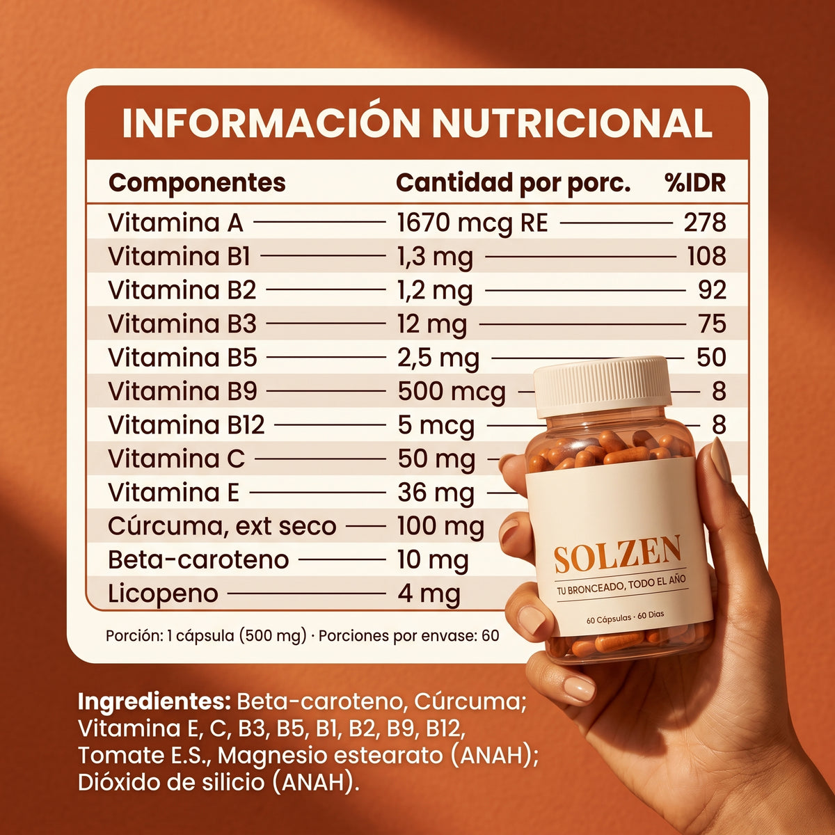Solzen® | Tu bronceado, todo el año